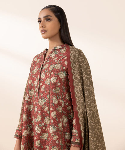 SAPPHIRE 3 PIECE -PRINTED KHADDAR SUIT