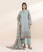 SAPPHIRE 3 PIECE -PRINTED LINEN SUIT