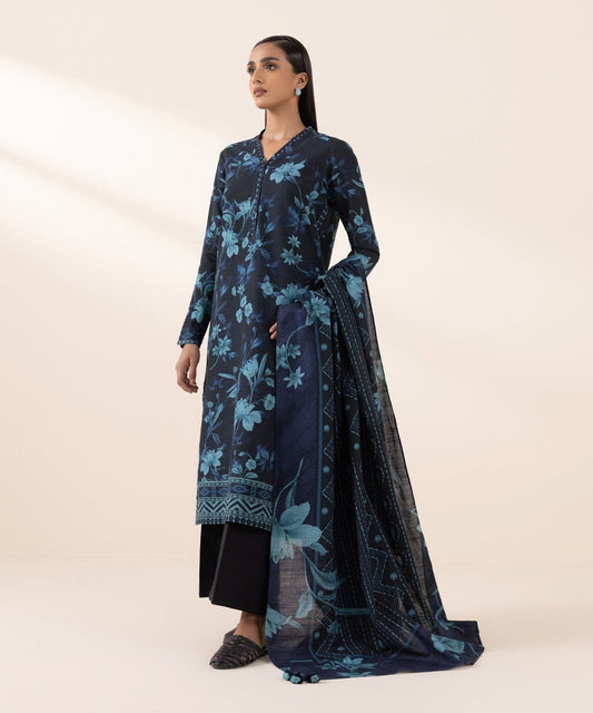 SAPPHIRE 3-PIECE KHADDAR SUIT