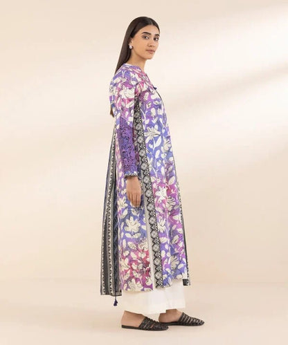 SAPPHIRE 3 PIECE -EMBROIDERED COTTON SUIT