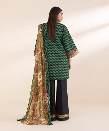 2 PIECE -EMBROIDERED COTTON SUIT