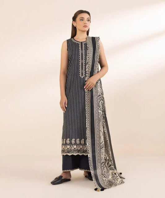 SAPPHIRE 2 PIECE -EMBROIDERED LAWN SUIT