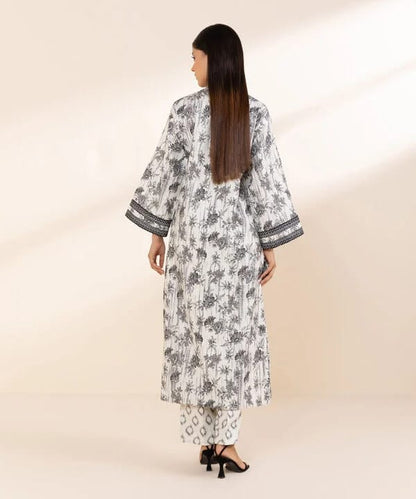 SAPPHIRE 2 PIECE -EMBROIDERED COTTON VISCOSE SUIT