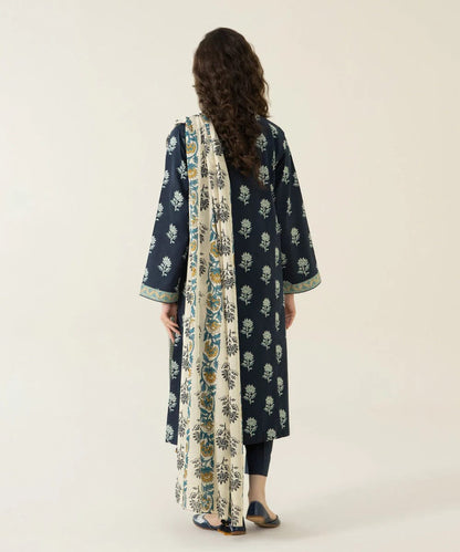 SAPPHIRE 3 PIECE -PRINTED LAWN SUIT