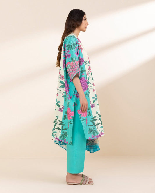 SAPPHIRE 3 PIECE-PRINTED LAWN SUIT