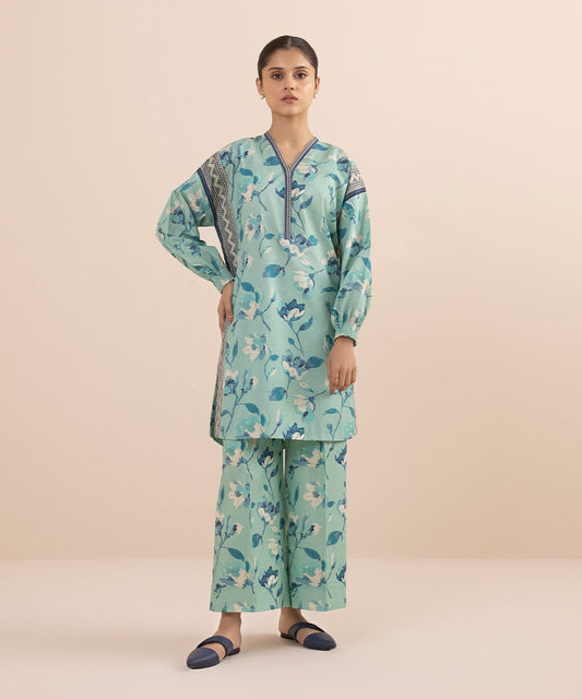 SAPPHIRE 2 PIECE -PRINTED LAWN SUIT