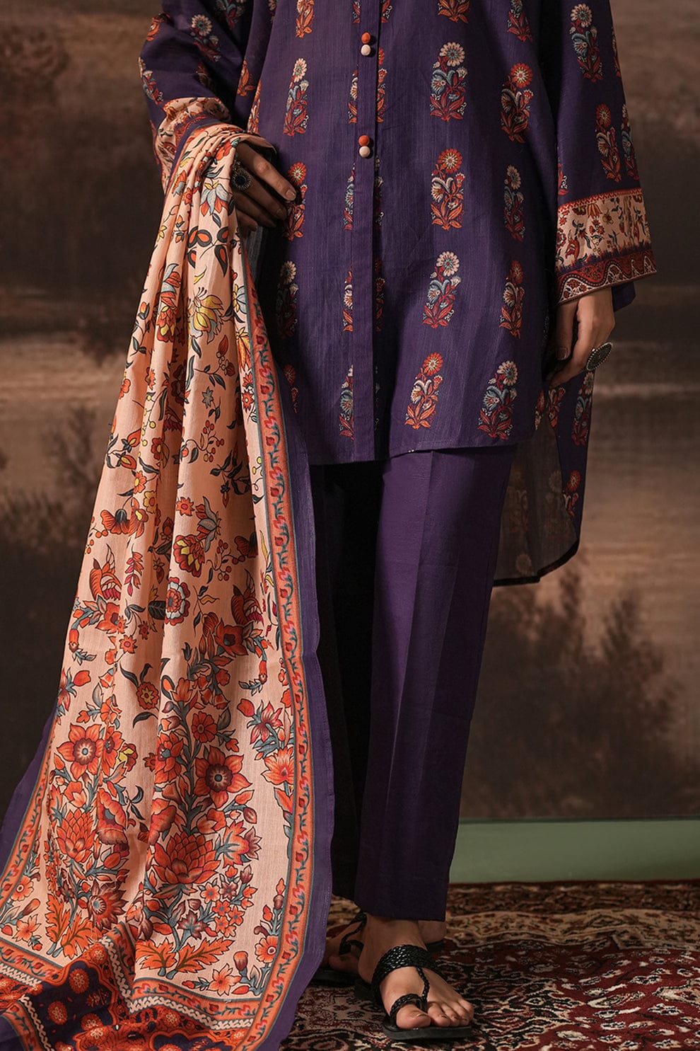 ZELLBURY KHADDAR 3PC