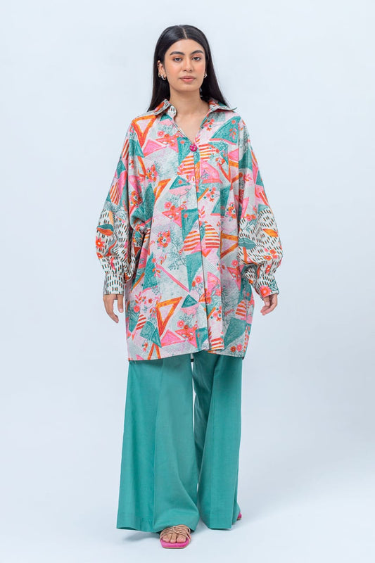 BEECHTREE COTTON SATIN SHIRT