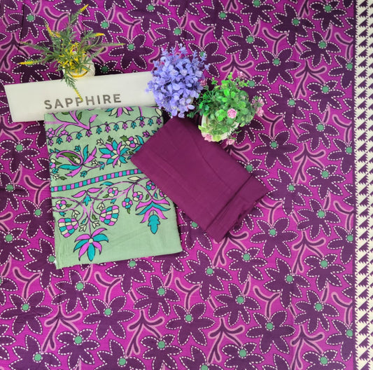 SAPPHIRE PRINTED KHADDAR 3PC