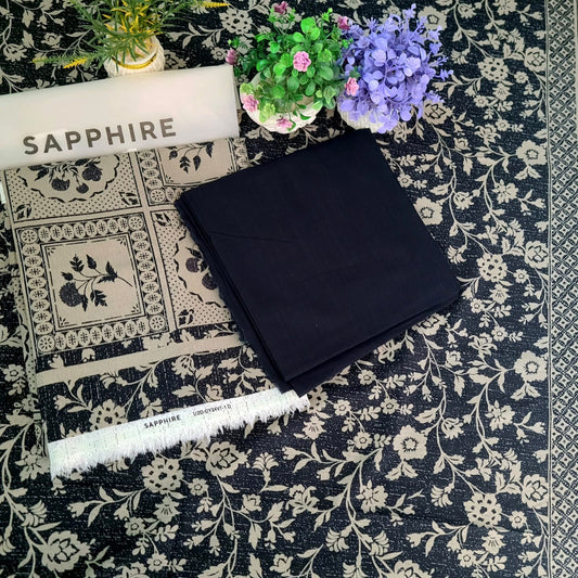 SAPPHIRE PRINTED KHADDAR 3PC