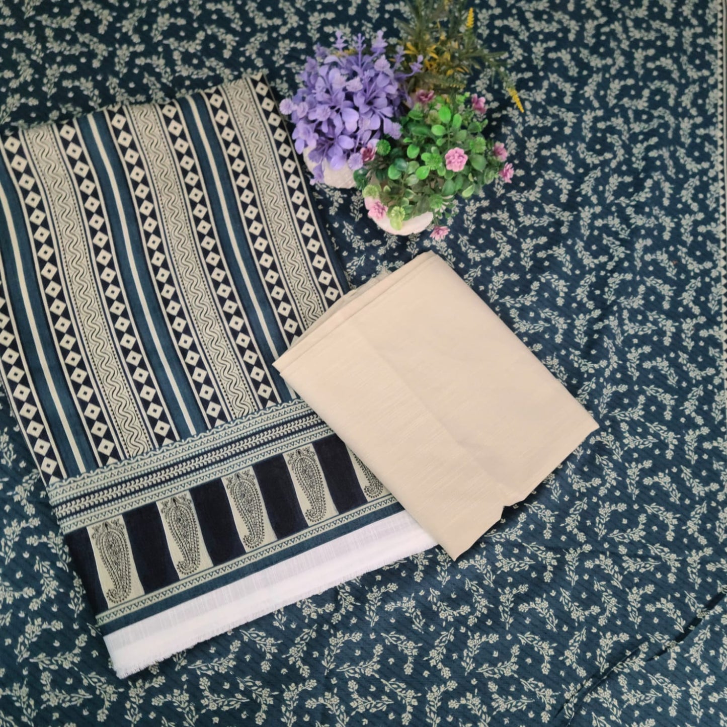 SAPPHIRE PRINTED KHADDAR 3PC