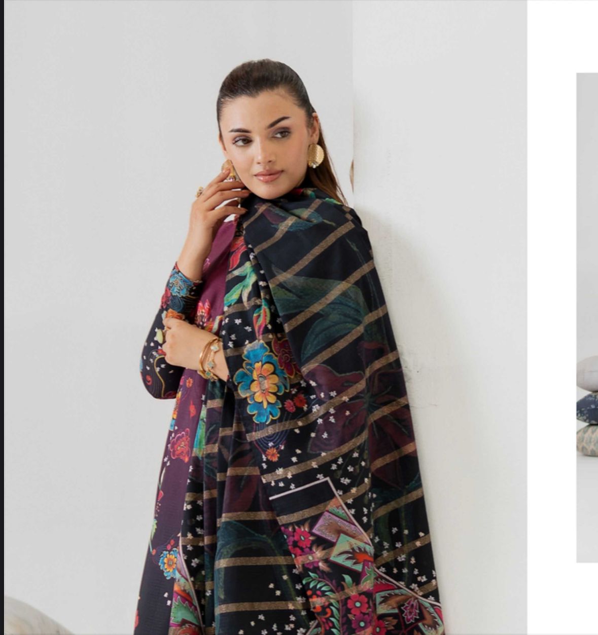 POPPIN BY GUL JEE PRINTED LINEN