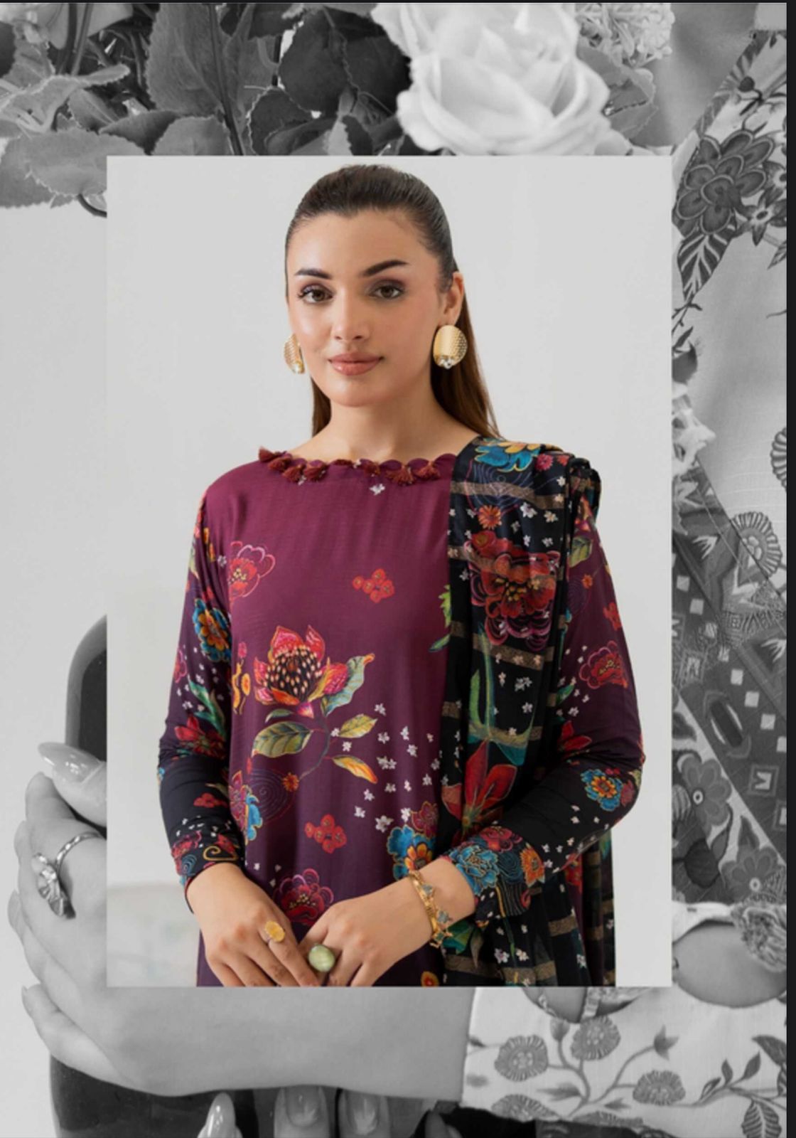 POPPIN BY GUL JEE PRINTED LINEN