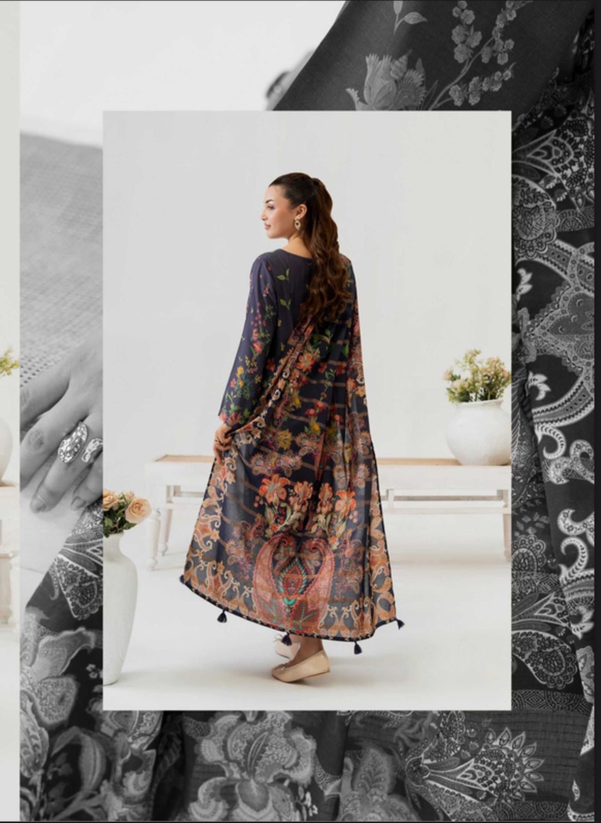 POPPIN BY GUL JEE PRINTED LINEN