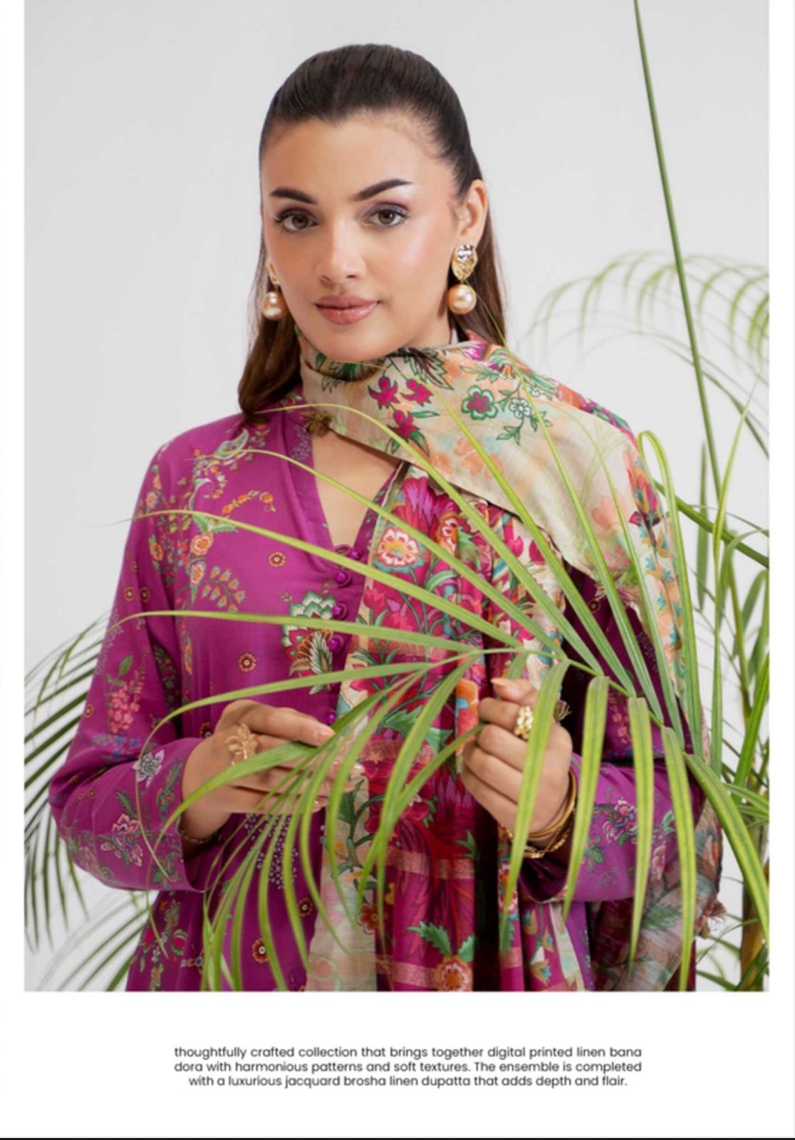 POPIN BY GULL JEE PRINTED LINEN