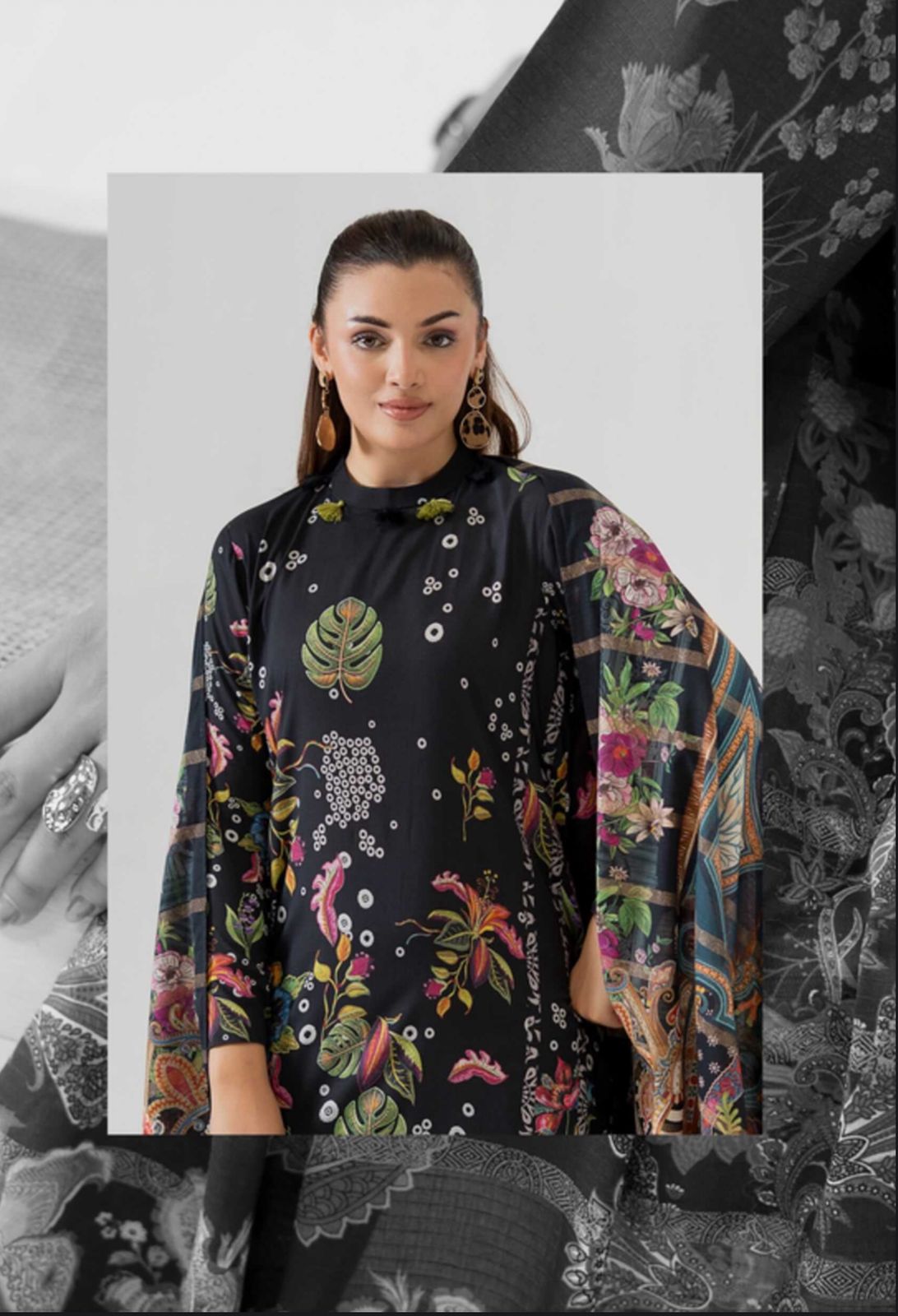 POPPIN BY GULL JEE PRINTED LINEN