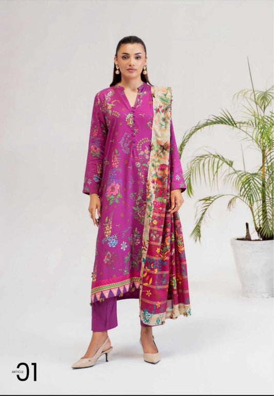 POPIN BY GULL JEE PRINTED LINEN