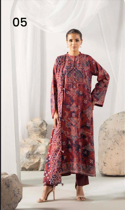CHUNRI BY GULL JEE PRINTED  LINEN