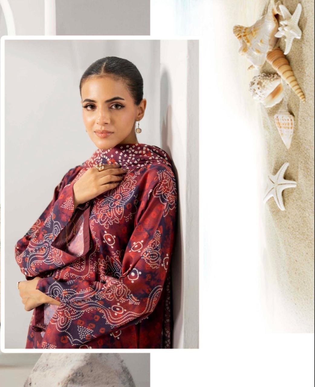 CHUNRI BY GULL JEE PRINTED  LINEN