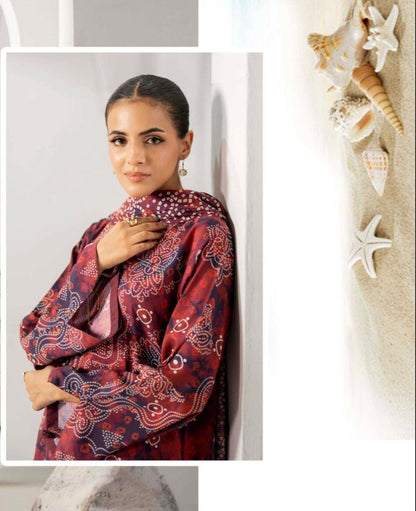 CHUNRI BY GULL JEE PRINTED  LINEN