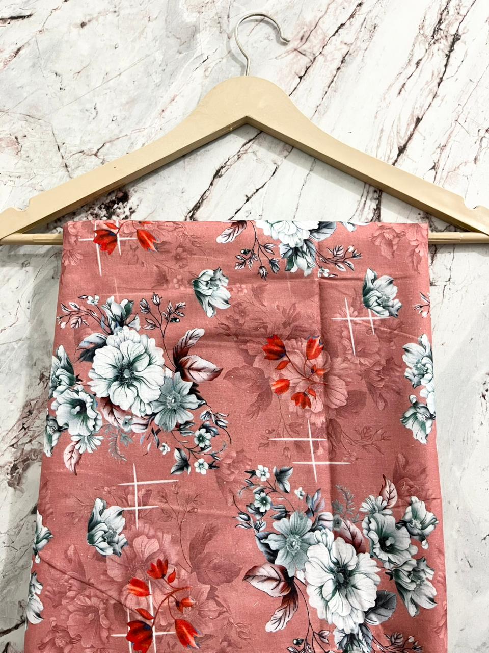 Imported Printed Lawn 2pc Same Shirt & Trouser