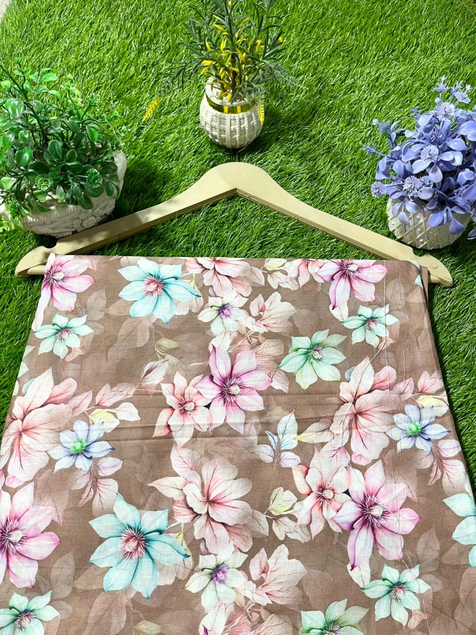 Imported Printed Lawn 2pc Same Shirt & Trouser