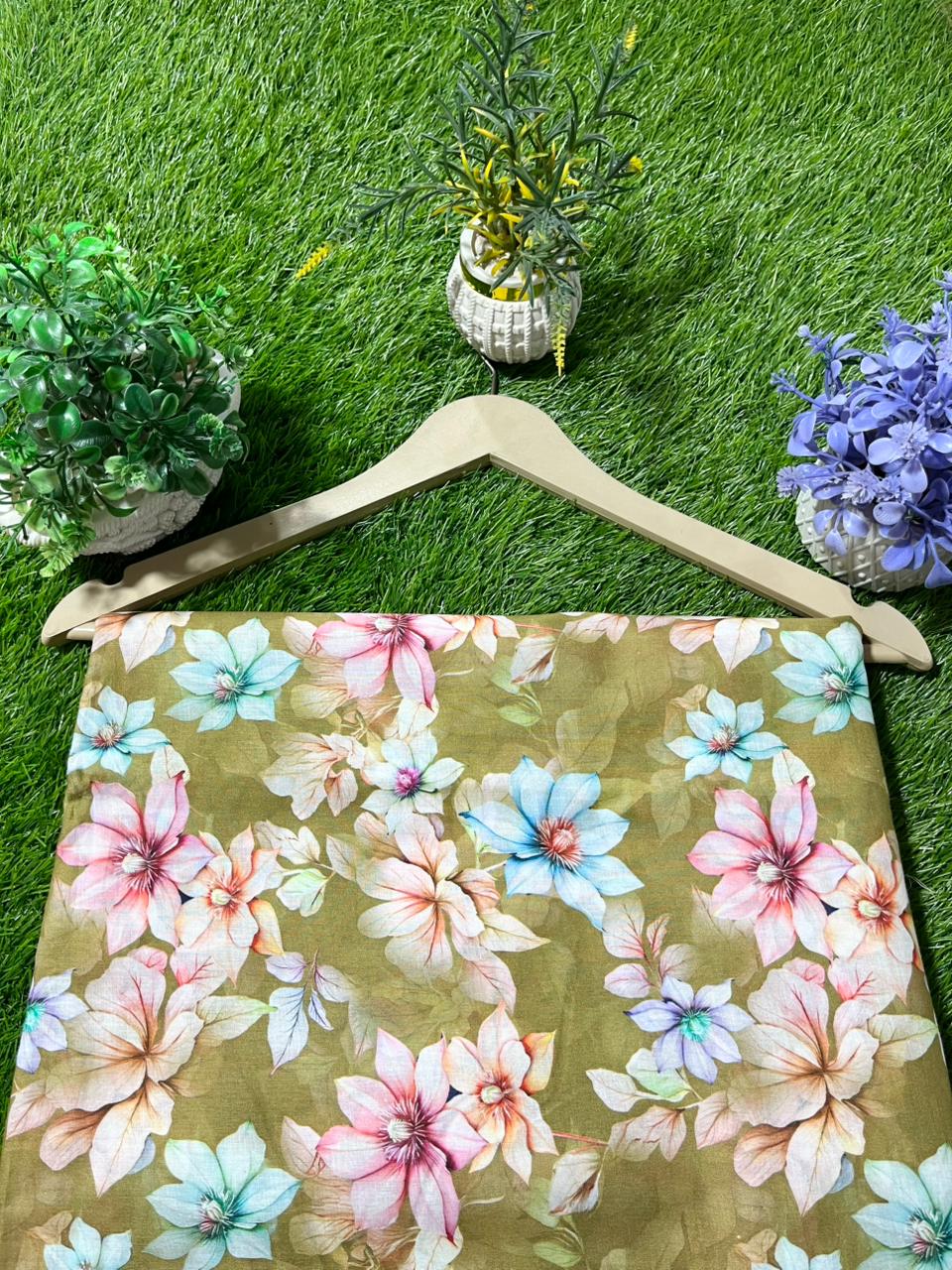 Imported Printed Lawn 2pc Same Shirt & Trouser