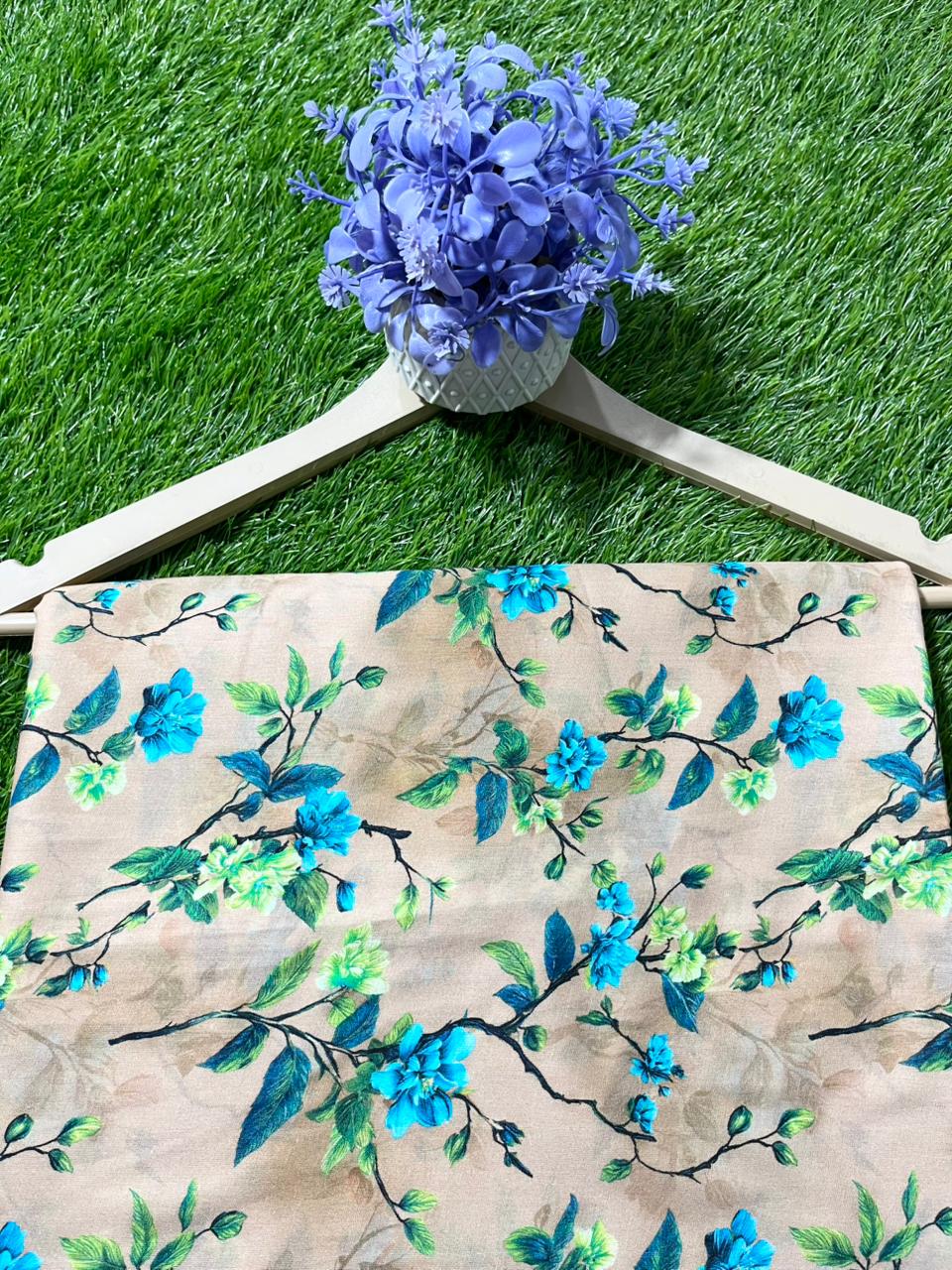 Imported Printed Lawn 2pc Same Shirt & Trouser