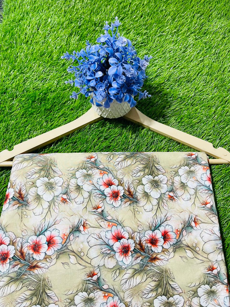 Imported Printed Lawn 2pc Same Shirt & Trouser