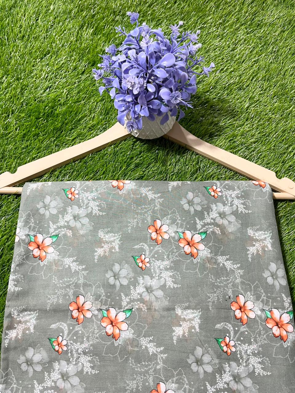 Imported Printed Lawn 2pc Same Shirt & Trouser