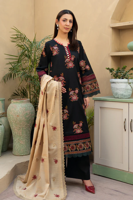 Johra Khimar JS-320 Embroidered Lawn With Embroidered Jacquard Lawn Dupatta