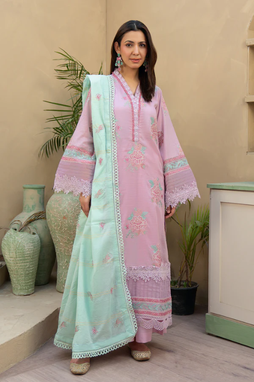 Johra Khimar JS-321 Embroidered Lawn With Embroidered Jacquard Lawn Dupatta