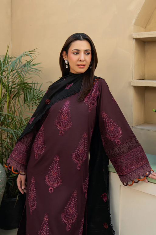 Johra Khimar JS-327 Embroidered Lawn With Embroidered Jacquard Lawn Dupatta