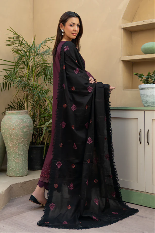 Johra Khimar JS-327 Embroidered Lawn With Embroidered Jacquard Lawn Dupatta