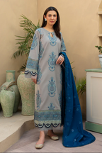 Johra Khimar JS-328 Embroidered Lawn With Embroidered Jacquard Lawn Dupatta