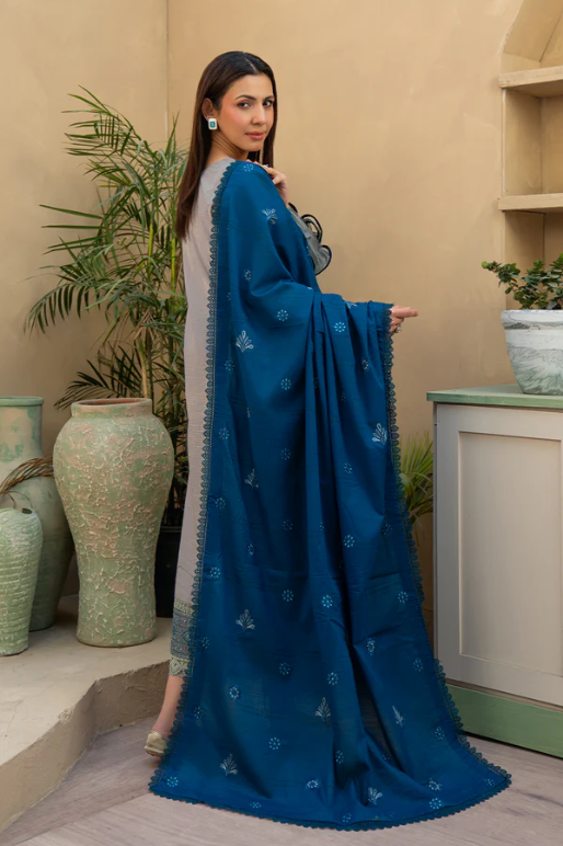 Johra Khimar JS-328 Embroidered Lawn With Embroidered Jacquard Lawn Dupatta