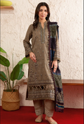 Johra Poshak JS-165 Embroidered Lawn With Lawn Jacquard Dupatta