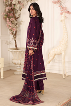 Johra Ravina JW-649 Embroidered Lawn With Embroidered Chiffon Dupatta
