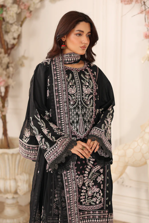 Johra Ravina JW-654 Embroidered Lawn With Embroidered Chiffon Dupatta