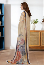Johra Zoraline Js-495 Chikankari Lawn with Printed Chiffon Dupatta
