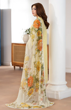 Johra Zoraline Js-502 Chikankari Lawn with Printed Chiffon Dupatta