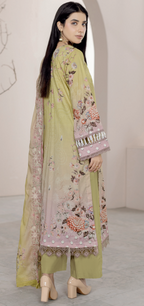 Johra Blackberry Js-559 Embroidered & Printed Lawn Shirt & Dupatta