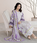 Johra Lawnkari Js-575 Embroidered & Printed Lawn with Printed Lawn Dupatta
