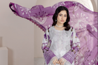 Johra Lawnkari Js-577 Embroidered & Printed Lawn with Printed Lawn Dupatta