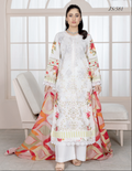 Johra Lawnkari Js-581 Embroidered & Printed Lawn with Printed Lawn Dupatta