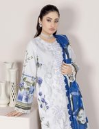 Johra Lawnkari Js-582 Embroidered & Printed Lawn with Printed Lawn Dupatta