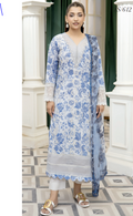 Johra Printkari Js-612 Embroidered & Printed Lawn with Printed Chiffon Dupatta