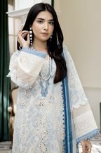 Johra Printkari Js-616 Embroidered & Printed Lawn with Printed Chiffon Dupatta