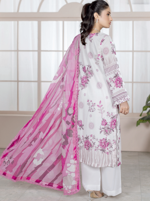 Johra Lawnkari Js-573 Embroidered & Printed Lawn with Printed Lawn Dupatta