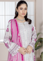 Johra Lawnkari Js-573 Embroidered & Printed Lawn with Printed Lawn Dupatta